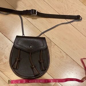 Elegant Brown Leather Sporran
